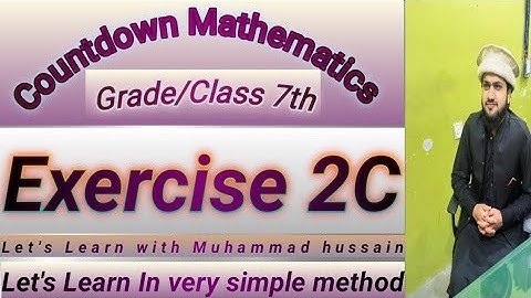 The Secret to Simplifying: Grade 7 Ex 2C Q3 Countdown Mathematics Countdown Mathematics Grade 7
