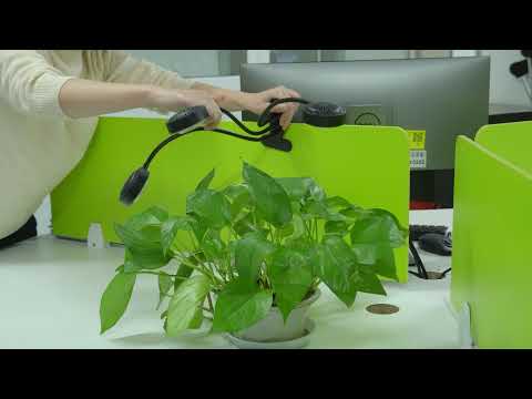 SANSI NEW Arrival - 24W Adjustable 3-Head Clip-on LED Grow Light - video from SANSI Lighting