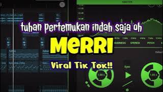 DJ REMIX MERRI VIRALL Tik-Tok!!(Ewin Mix)