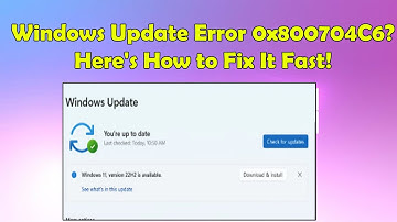 Fix Windows Update Error 0x800704C6 – Step-by-Step Guide