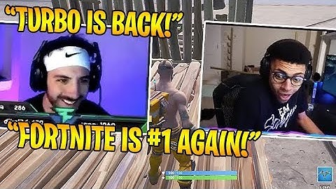STREAMERS *EPIC* REACTIONS TO TURBO BUILDING BACK IN FORTNITE (NICKMERCS, SYPHERPK, CHAP) - Fortnite