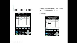 Using the Calculator for Data Entry and Histograms screenshot 4