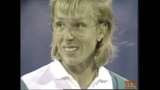 Famous Martina Navratilova 🔥 With Dunlop Max 200G OWNS Steff Graf for 15 Minutes Net Worth