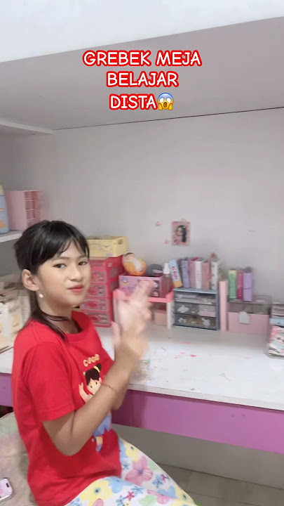 GREBEK MEJA BELAJAR DISTA LAGI BERANTAKAN! BANYAK PHOTOCARD!! #shortvideo #trending