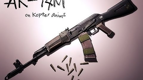 AK-74M on Kopter animations