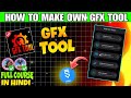 HOW TO MAKE GFX TOOL FREE FIRE OR PUBG