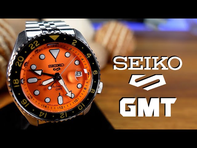 SEIKO 5 SPORTS 'MIKAN ORANGE' GMT SKX RE-INTERPRETATION - SSK005K1
