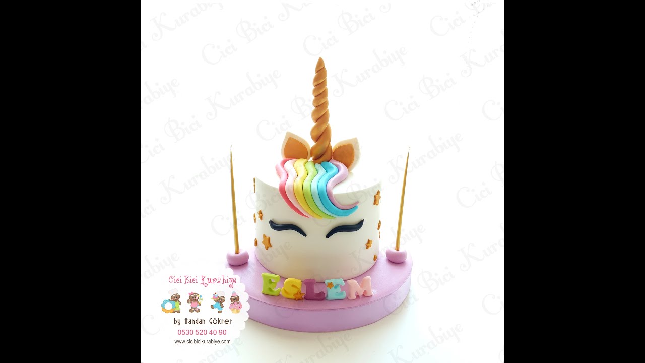 Unicorn Cake Tutorial - YouTube