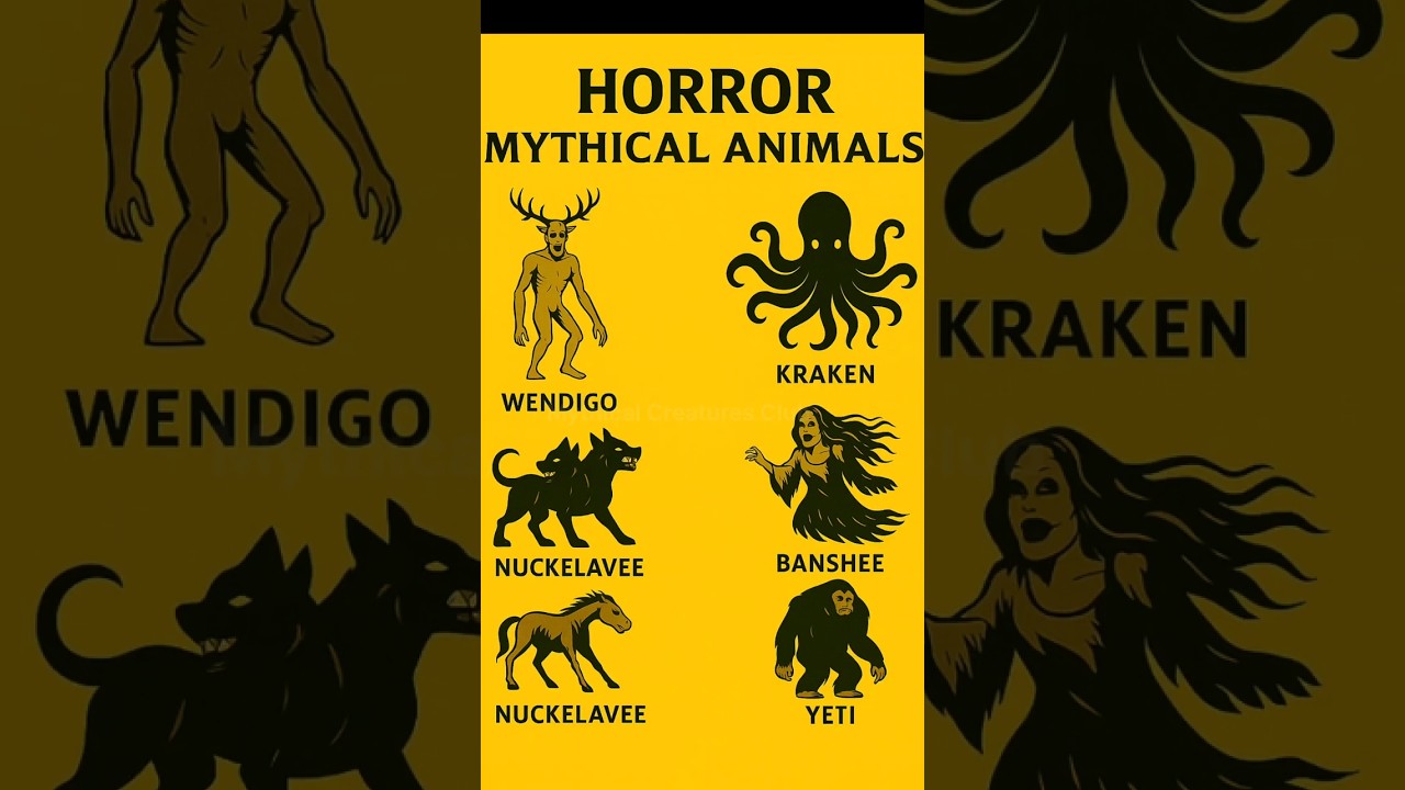 Horror Mythical Animals,Wendigo In Real Life 