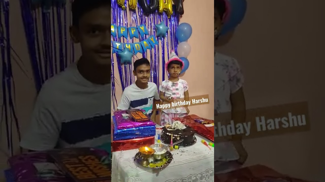 Happy birthday Harshu।। lovely behana।।