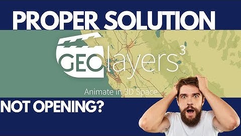 GEOLAYERS 3 NOT OPENING? // SOLUTION VIDEO // AFTER EFFECTS