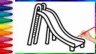 How to Draw a Fun Slider Drawing for Kids | Easy Step-by-Step Tutorial #drawing #viral #video 