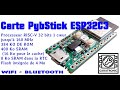 Carte garatronic pybstick esp32  prsentation