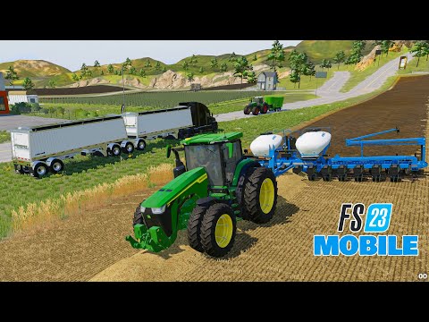 The John Deere 8R is Ridiculously Good - Farming Simulator 23 Mobile Gameplay