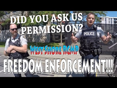 FREEDOM ENFORCEMENT West Shore RCMP Fundamental Freedom Evaluation Canadian Police Audit