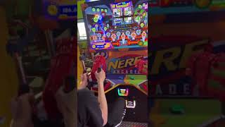 Nerf Arcade Jackpot #arcade #clawmachine #shorts #fyp