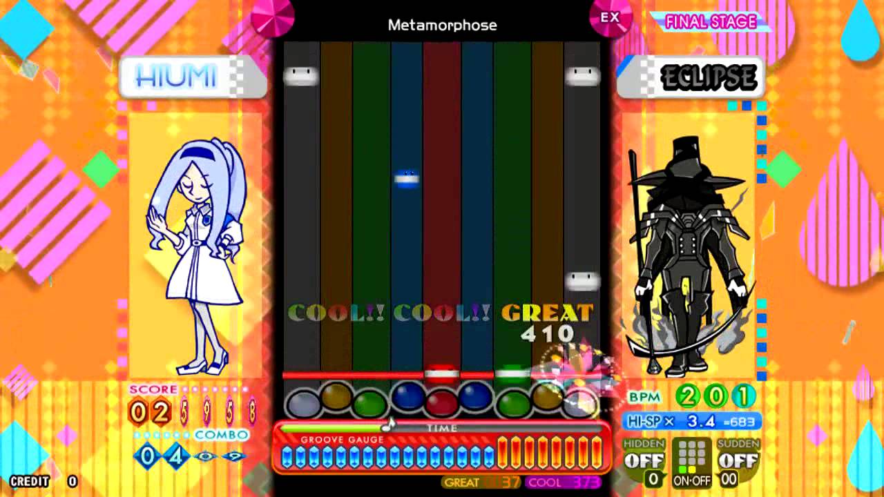 その他 pop'n music pub mirror 2 pop'n music] Metamorphose EX mirror - YouTube