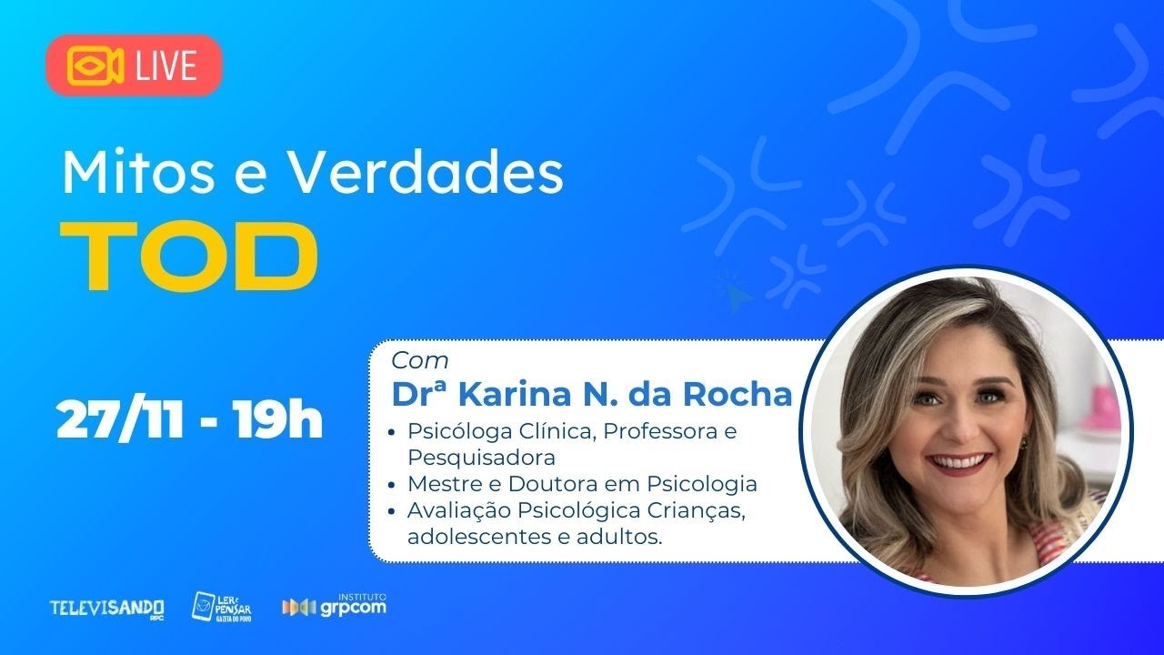 Mitos e Verdades: TOD (Transtorno Opositivo Desafiador) - YouTube