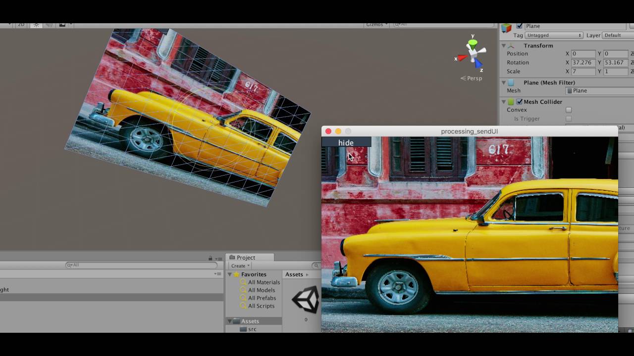 Processing to Unity - YouTube
