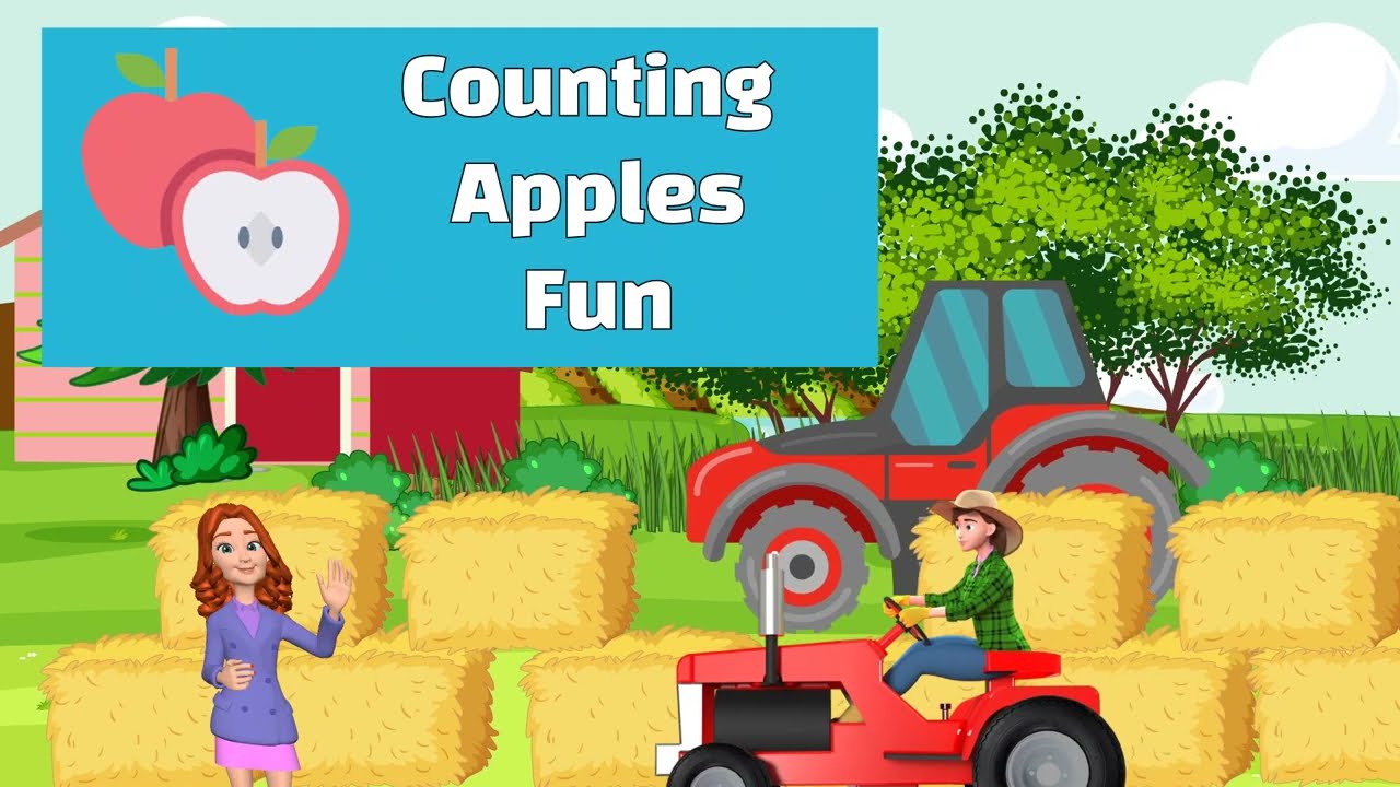 Learn Numbers 1-20 | Apple Counting Song & Fun Learning Video for Kids!