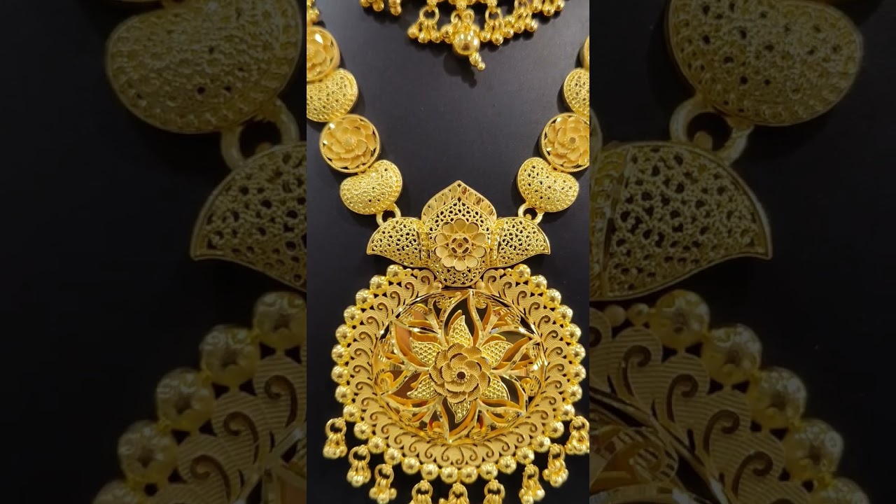 1 Gram Necklace+ Long Set Combo Jewellery Set - The Jewellery Place 