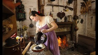 Cooking Dinner 200 Years Ago - 1800s America - Summer
