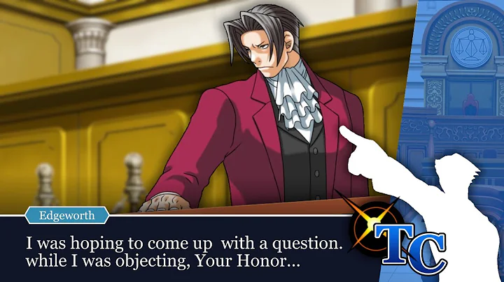 Edgeworth's Awkward Objection | Turnabout Samurai | Ace Attorney Reaction Compilation