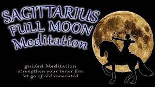 SAGITTARIUS May Full Moon 2024 guided Full Moon Meditation flower Moon