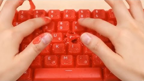 23 minutes Which Ai keyboard would you choose? ASMR relaxation video VEO3 satisfying relaxing sleep 