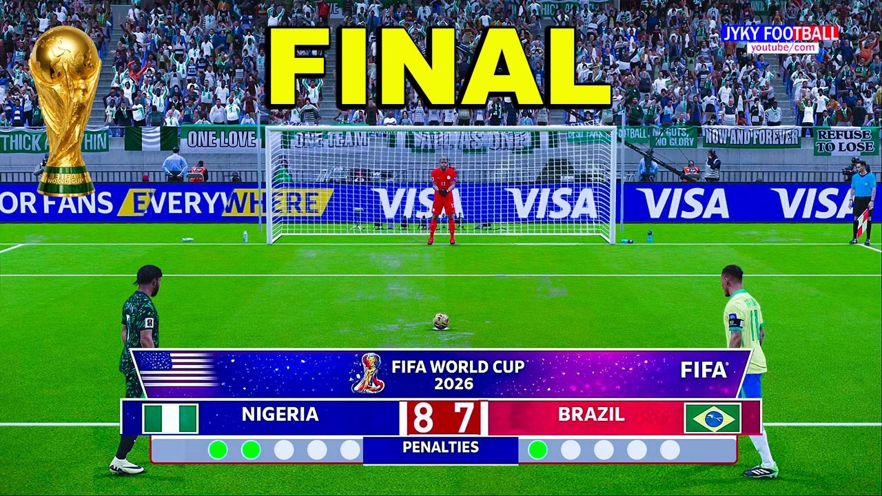 НИГЕРИЯ – БРАЗИЛИЯ ФИНАЛ | Полная серия пенальти Чемпионат мира по футболу FIFA 2026 (США) | Элек...