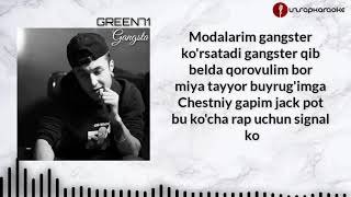 Green71 - Gangsta (Karaoke/Lyrics)