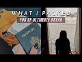 Everything I Packed | EF Ultimate Break