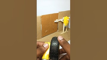 Door lock machanism with dc gear motor | #youtubeshorts #dcmotor #motor #tech #shorts #diy