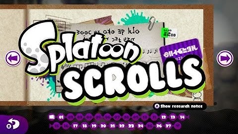 Splatoon - All 27 Sunken Scroll Locations - Guide/Walkthrough