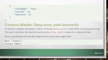 How to Array Push Inside a JSON Array in PHP
