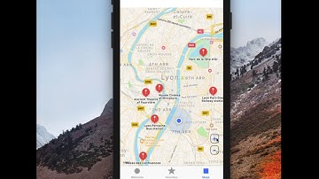 Simple iOS app 01 (Intro, TableView, MapKit)  : Discover Lyon