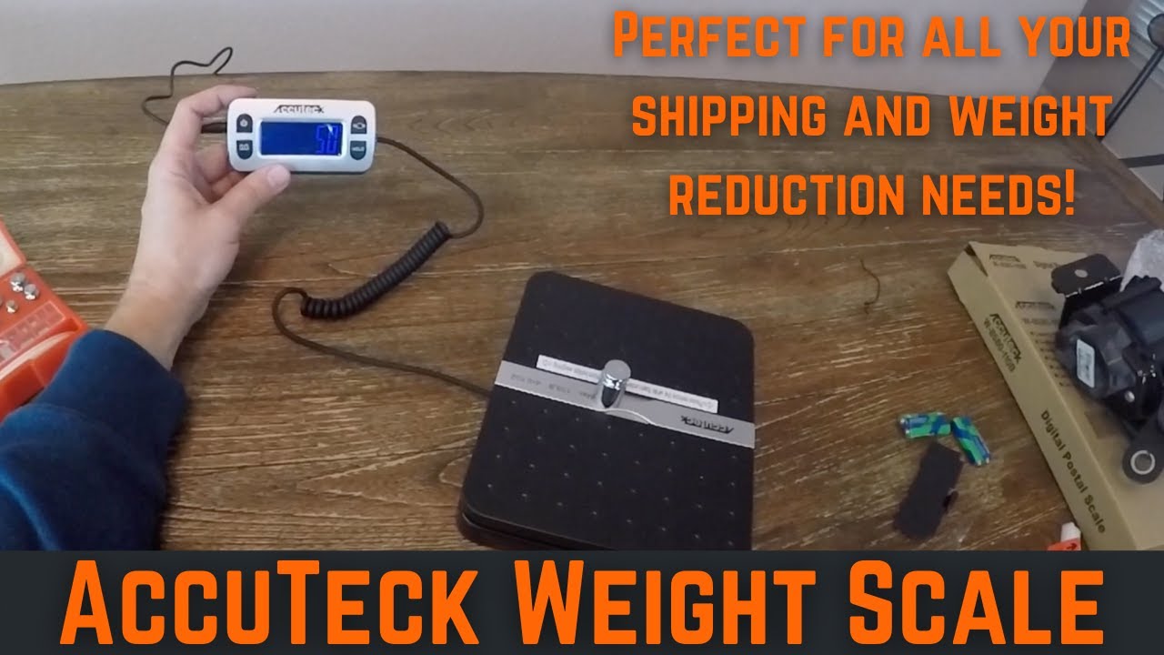 AccuTeck Digital Shipping Weight Scale Unboxing, Testing and