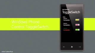 Windows Phone - Control ToggleSwitch