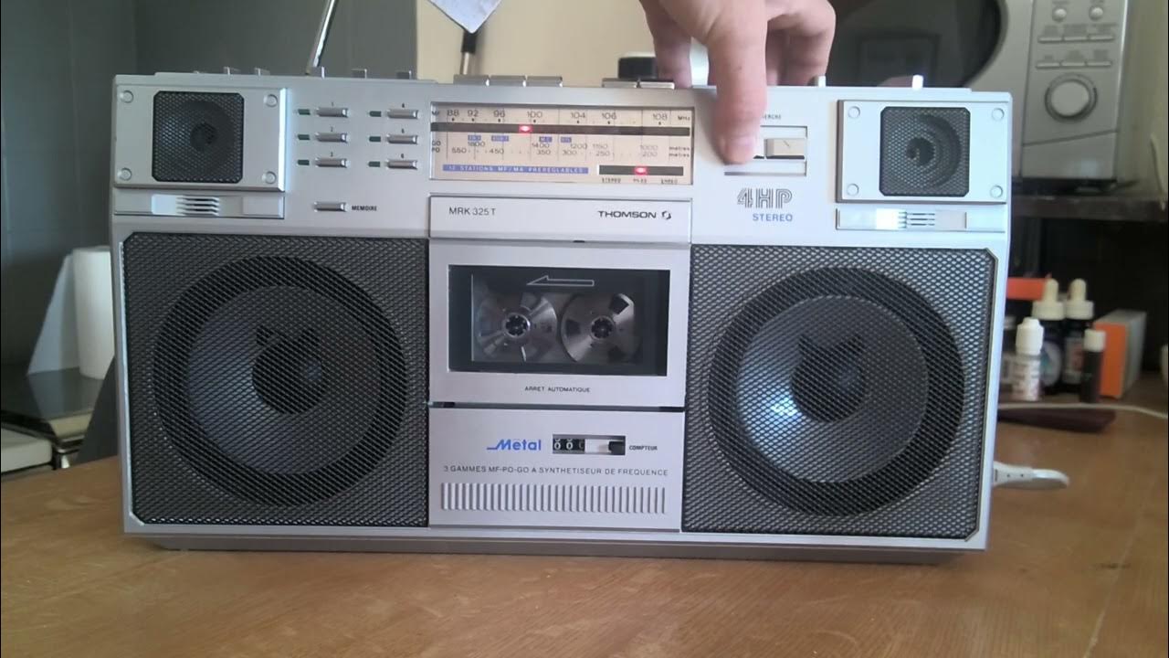 Thomson MRK 325T Boombox french rebrand of SABA RCR 490 YouTube