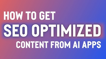 How to Use AI to Create Semi-Optimized SEO Content