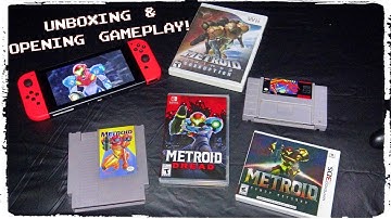 Metroid Dread-Unboxing & Opening Gameplay- Nintendo Switch