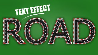 How to Create a Road Text Effect - Inkscape Tutorial