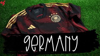 World Cup 2022 Adidas Germany Away Jersey Unboxing   Review