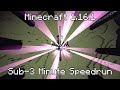 Minecraft beaten in under 3 minutes (1.16.1 SSG Speedrun)