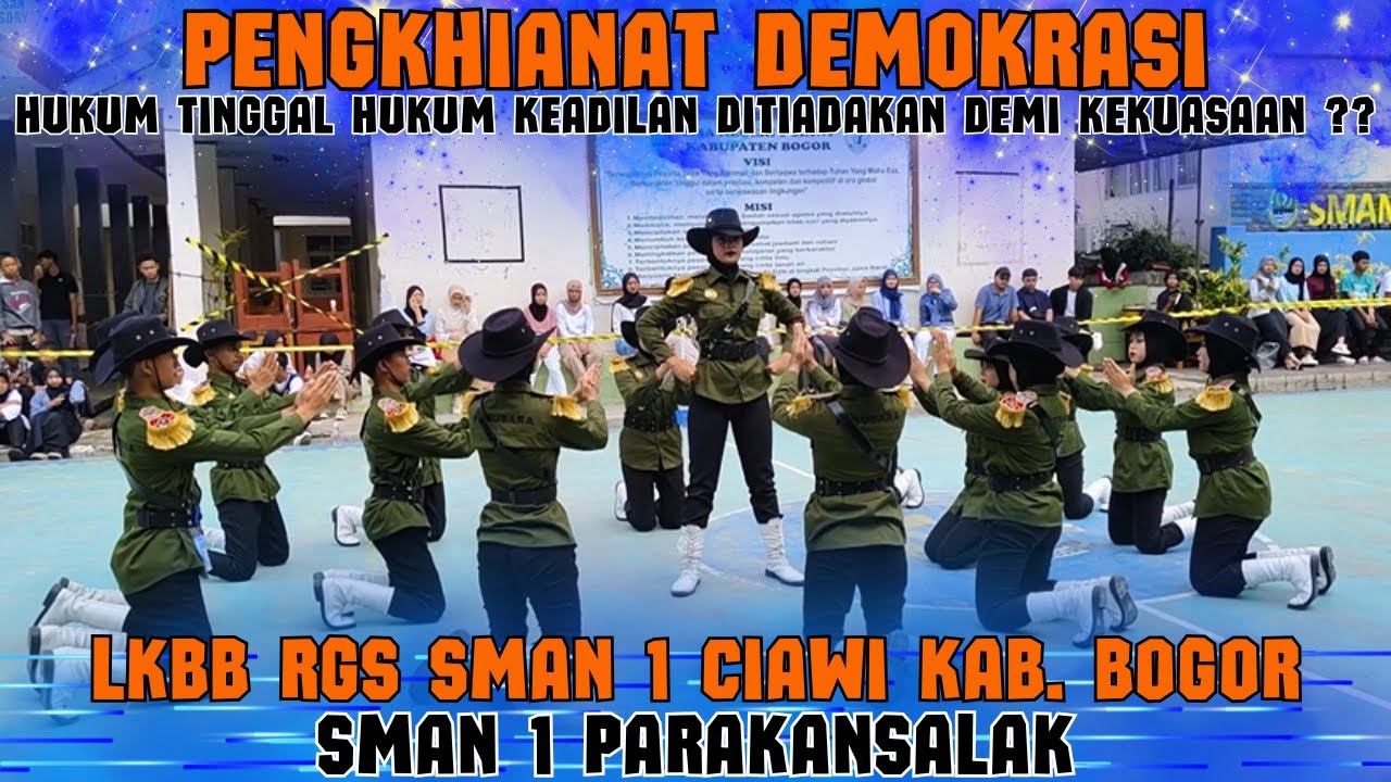 PENGKHIANATAN DEMOKRASI ... !!! PASKIBRA SMAN 1 PARAKANSALAK -  LKBB RGS SMAN 1 CIAWI