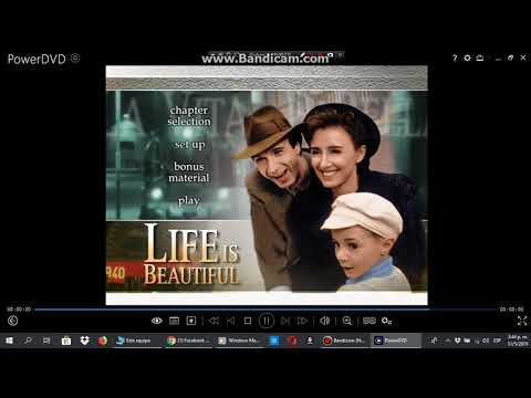 Menu From Life Is Beautiful 1999 DVD
