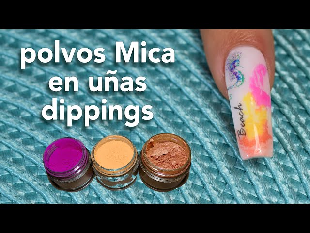 Polvos Mica A Uñas De Inmersión/Dipping Paso A Paso. 