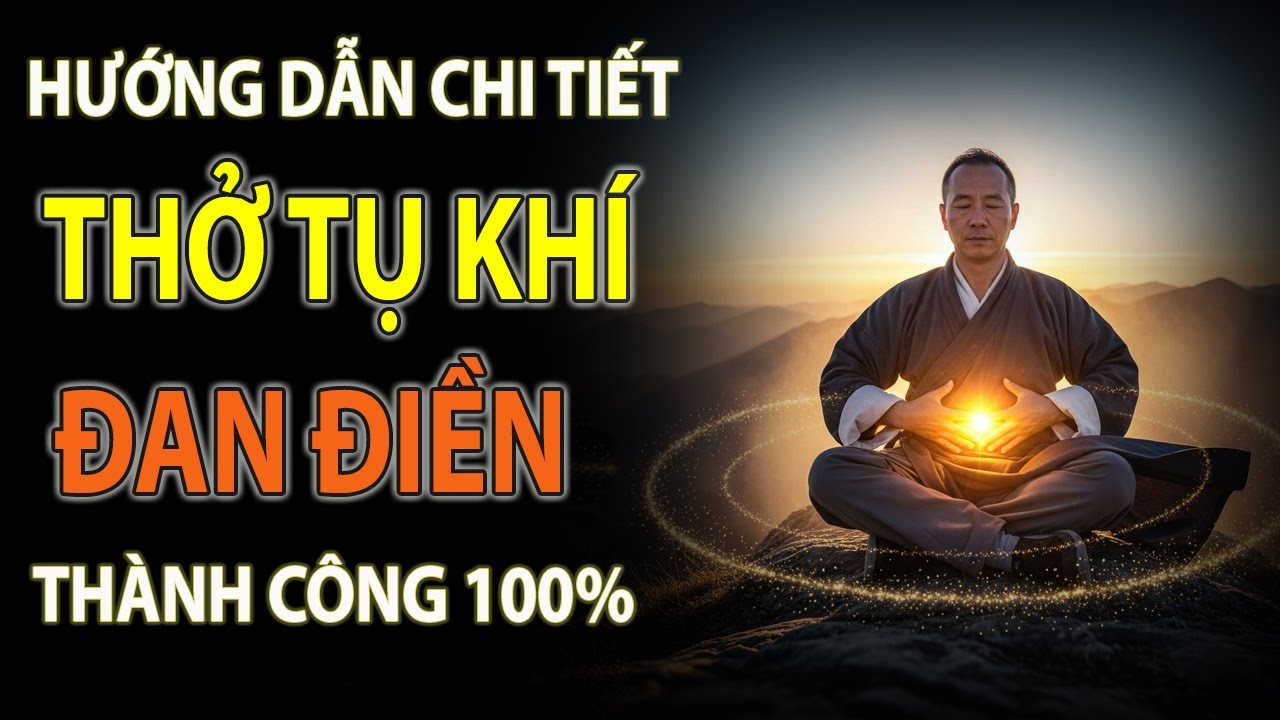 Hướng Dẫn Nằm Thở Tụ Khí Đan Điền Thành Công 100% - Người Trên 60 Không Thể Bỏ Qua