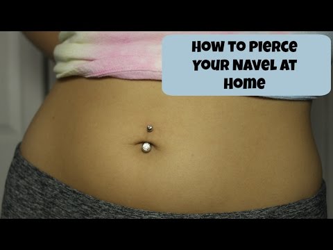 How I Pierced My Belly Button/Navel At Home! | Alyssa Nicole |