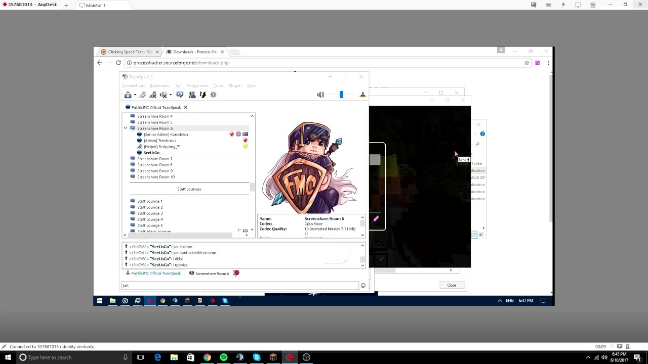 Admin Series #4 - OCMC Autoclicker {SeeUsGo}
